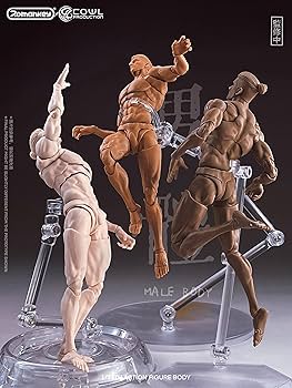 Amazon.co.jp: 「AC」 Romankey X COWL 1/12 超可動 壮健 男性